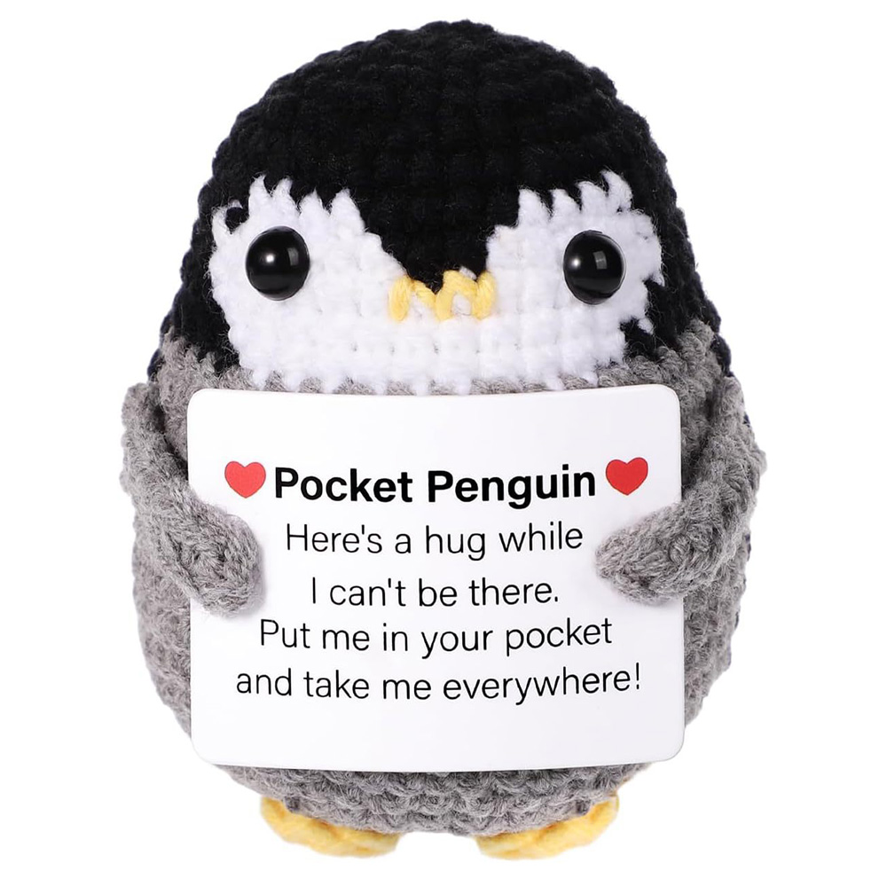 Home Textiles Europe - Handmade Positive Energy Penguin Doll With