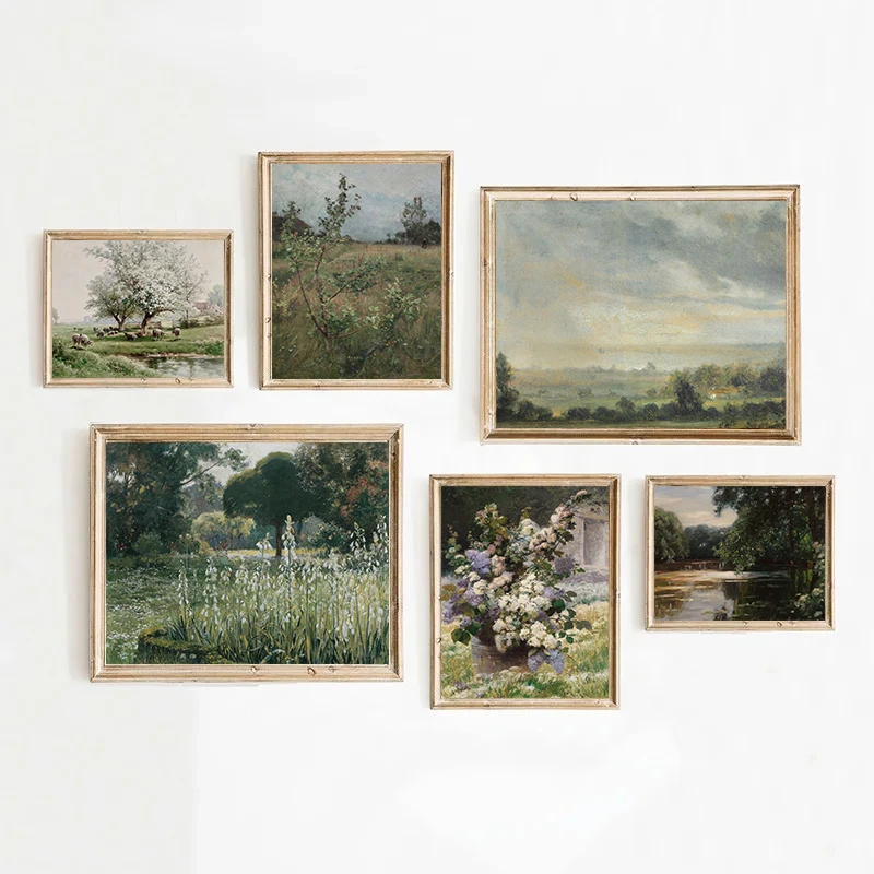 Home Textiles France - Antique French Country Meadow Vintage Spring