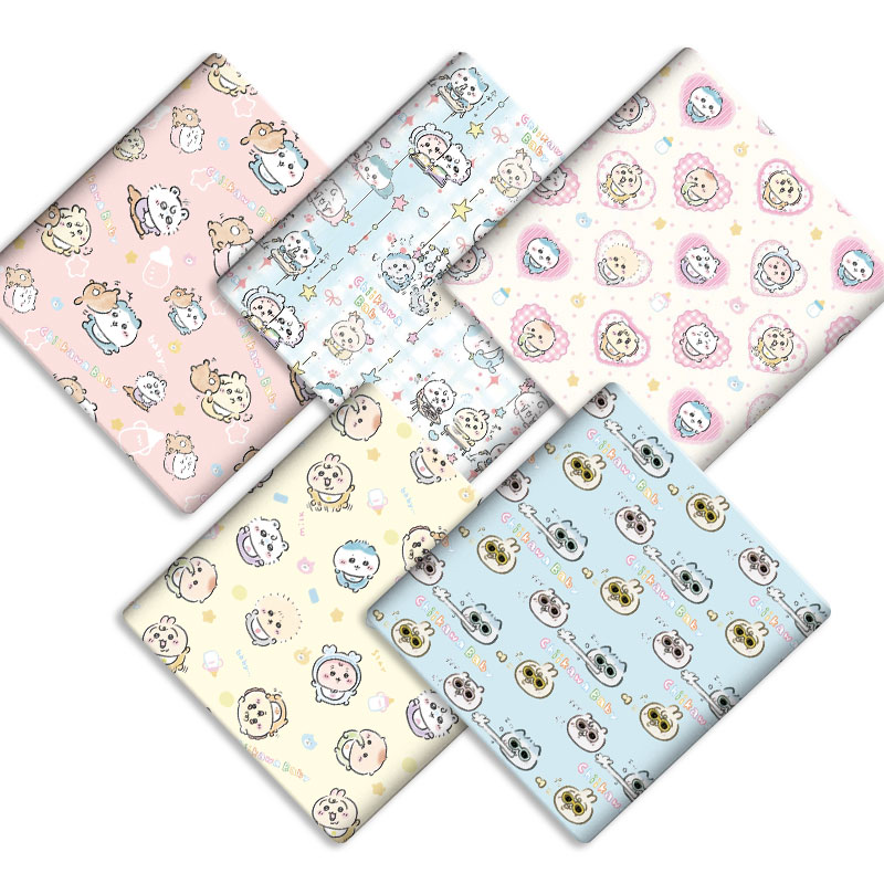 Home Textiles Curtains - Cartoon fabric 140x50CM cotton fabric Patchwork