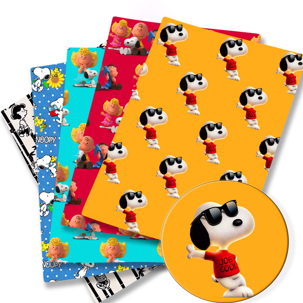 Home Textiles Curtains - TAKARA TOMY Snoopy fabric140x50CM Cartoon Polyester