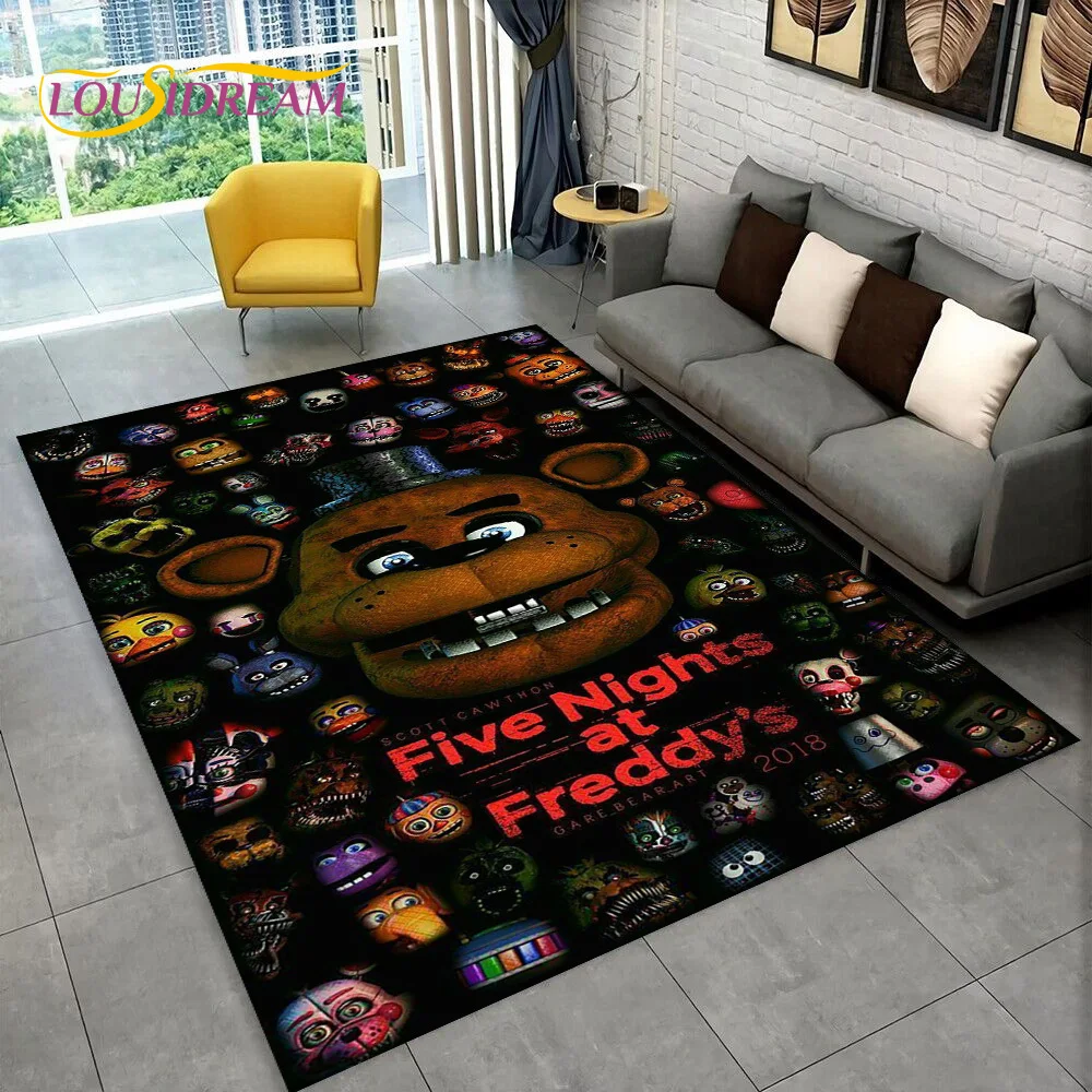 Home Textiles Sale - Horror Game FNAF Freddy Movie Carpet