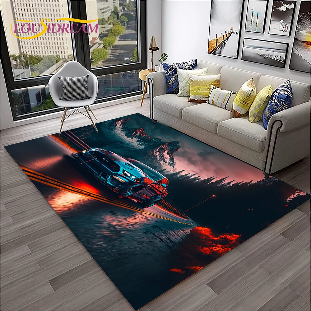 Home Textiles Sale - Classics Ford GTR Mustang Car Carpet
