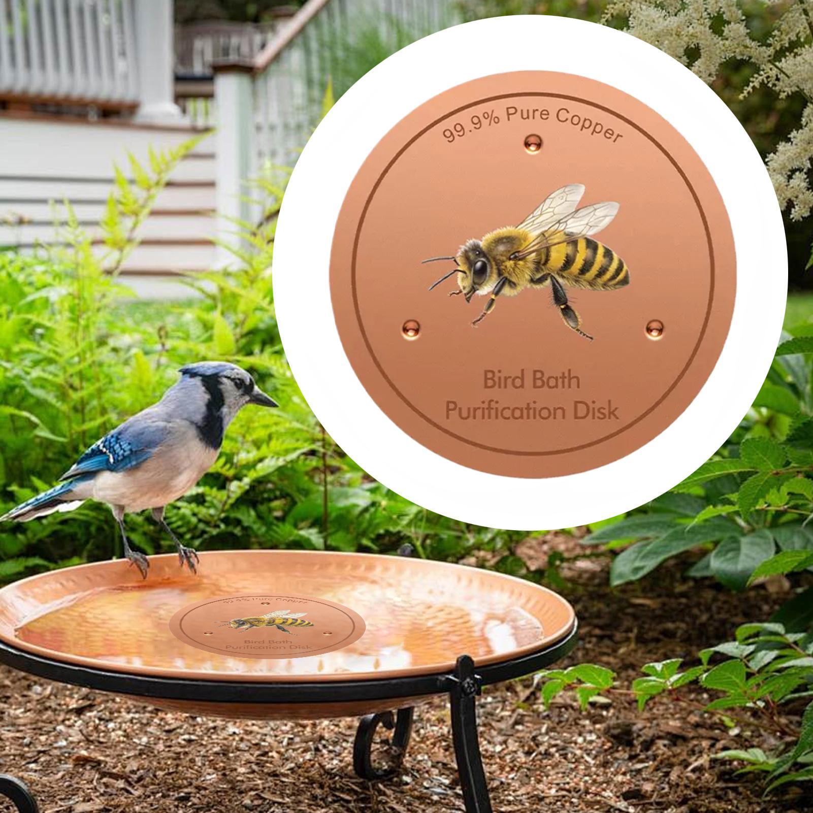 10cm Bee P attern Bird Bath Di - P & C Home Textiles Usa review and price