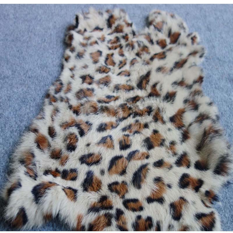 1pc Nature Real Rabbit Fur Leo - Home Textiles Sale review and price