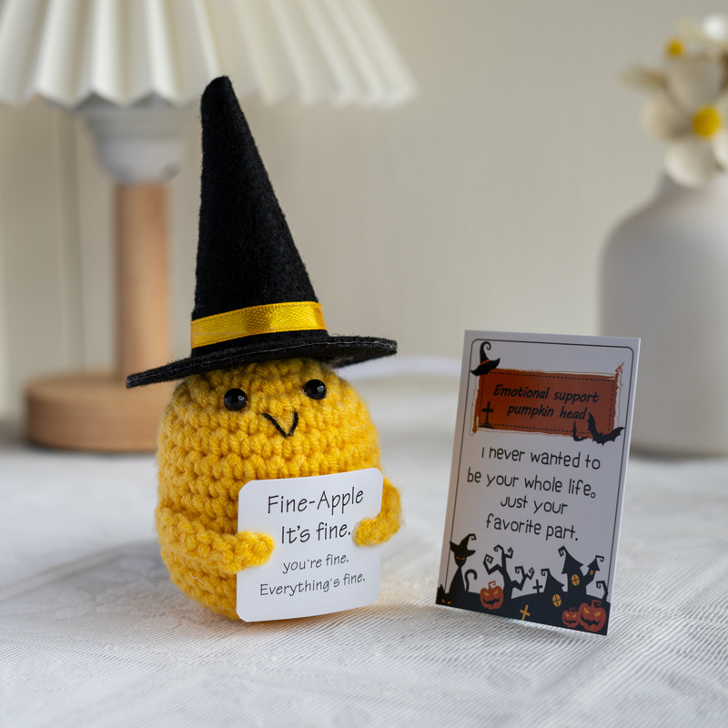 Handmade Knitted Halloween Pum - Home Textiles Europe review and price