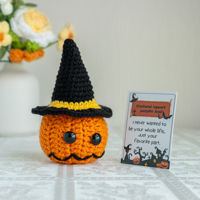 Handmade Knitted Halloween Pum - Home Textiles Europe review and price
