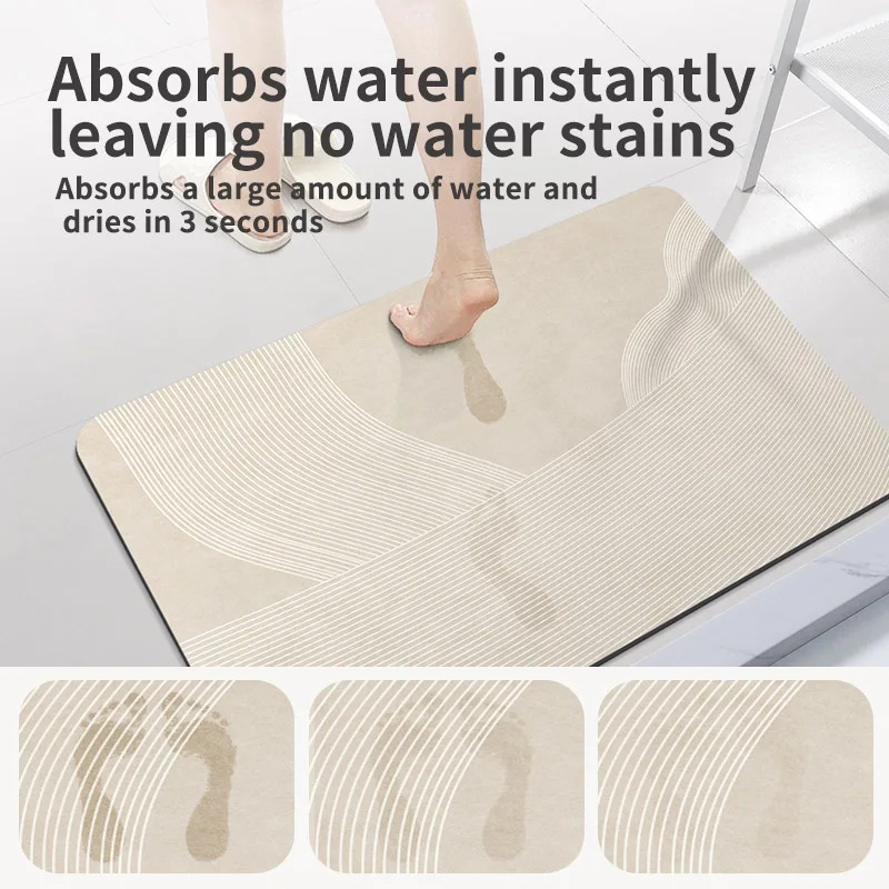 VIKAMA Diatomite Bath Mat Fast - Home Textiles Europe review and price