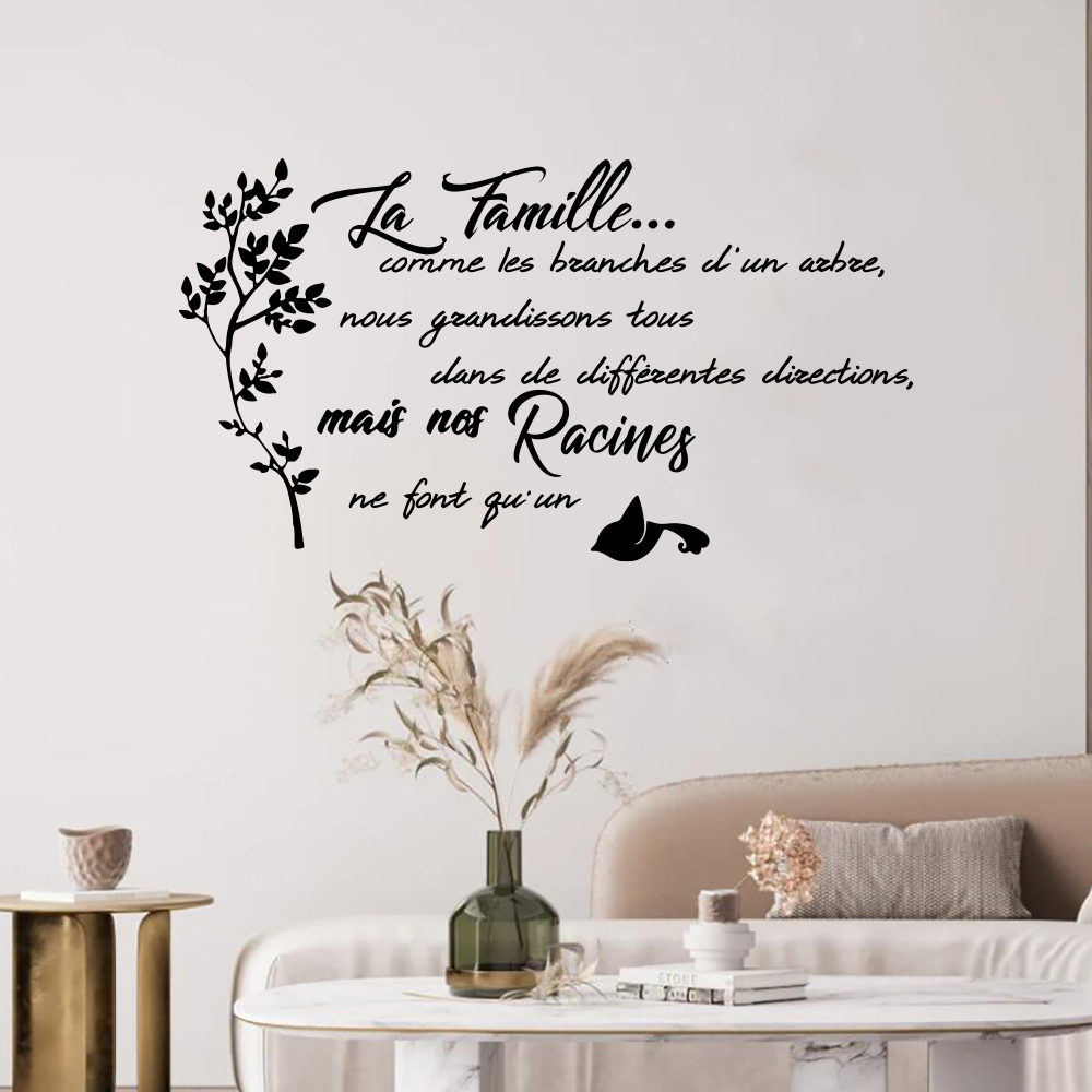 French Family Quote Tree Bird  - Home Textiles France review and price