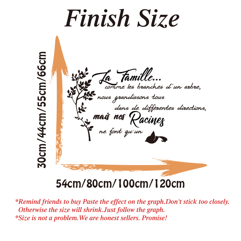 French Family Quote Tree Bird  - Home Textiles France review and price