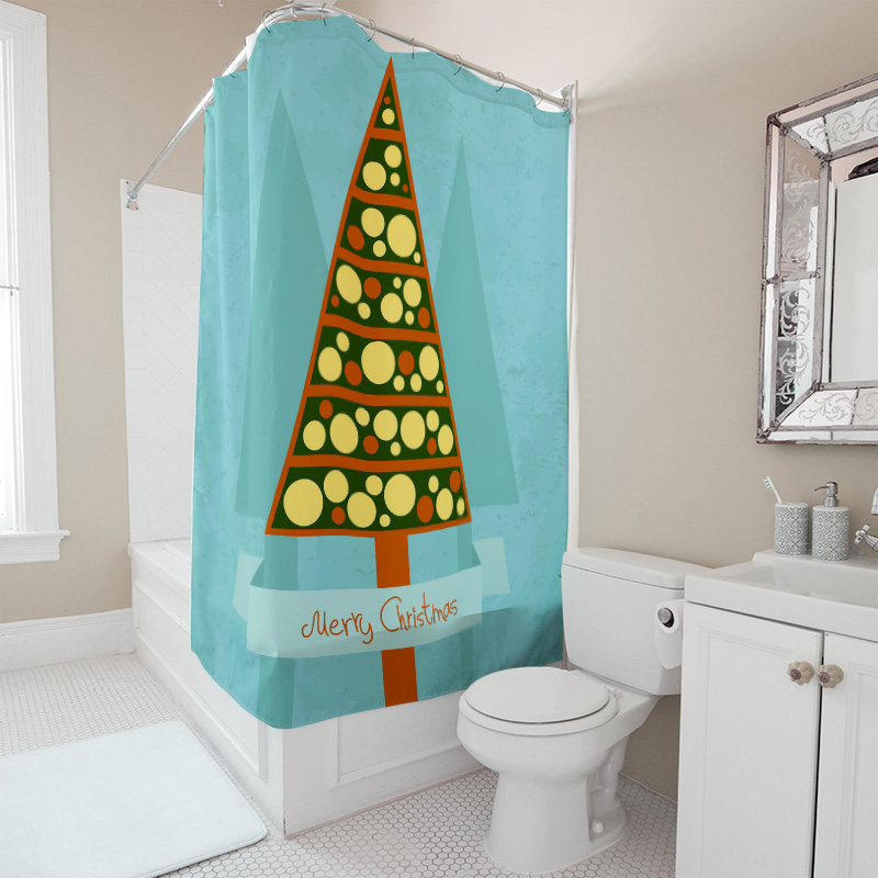 TU Bathroom Curtain Christmas  - Home Textiles Europe review and price